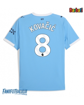 Manchester City Mateo Kovacic #8 Tricou Fotbal Replică 2025-26 Barbati Acasa